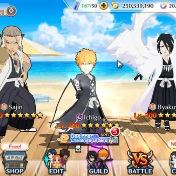 Bleach: Brave Souls Accounts High-End Global|20K Orb|Sajin TYBW24,DT Ichigo,Renew Byakuya,Art Sangiku,Ichigo TYBW25|Klab