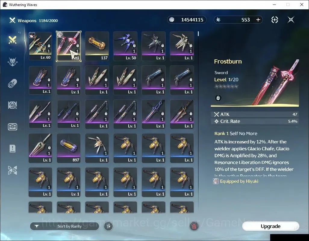 Wuthering Waves Accounts SEA|UL 47| 1 Limited | Hiyuki R4 + Sign | Data Ban image 5