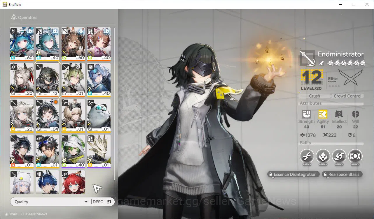 Arknights: Endfield Accounts Asia Lv34|5 SSR[ArdeliaP1+Sign,Last Rite,Gilberta, image 1