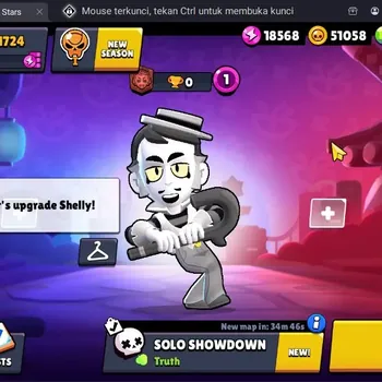 Brawl Stars Accounts Global |Trophy 1724 | Brawler 26| Skins 1 Mythic,6 Epic|Bling 8000|Protect Off|Check SS BRS304B