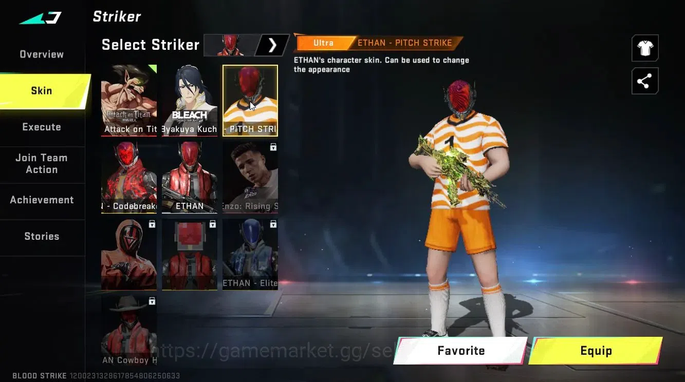 Blood Strike Accounts ASIA|Collab AOT [Ethan]+BLEACH [Byakuya]+TR[Takemi image 10