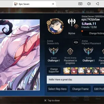 Epic Seven Accounts Others Globa|26ML(Barunka,Miseria,Zio,Lua,LOTScales,Etc.)205 COSTUME TICKET,70 GALAXY COIN,THETAER