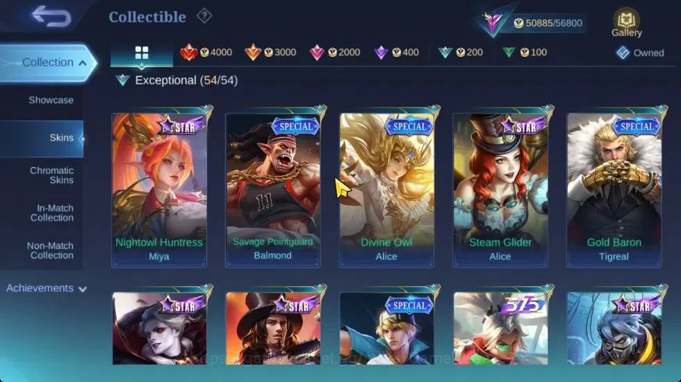 Mobile Legends: Bang Bang Accounts Hero 111|Skin 221|High Glory 69|SanRio Floryn,KOF image 10