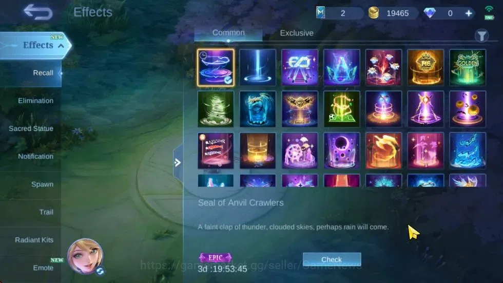 Mobile Legends: Bang Bang Accounts Hero 111|Skin 221|High Glory 69|SanRio Floryn,KOF image 19