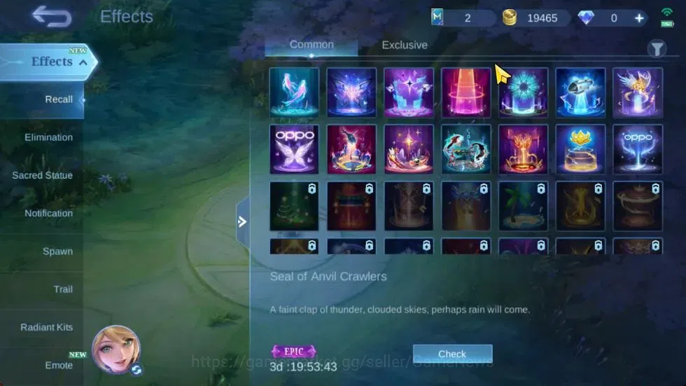 Mobile Legends: Bang Bang Accounts Hero 111|Skin 221|High Glory 69|SanRio Floryn,KOF image 20
