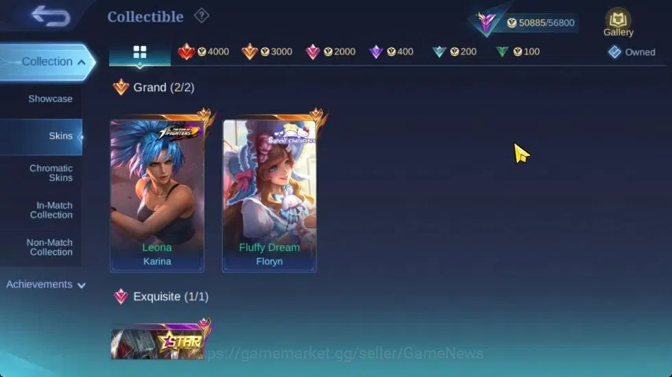 Mobile Legends: Bang Bang Accounts Hero 111|Skin 221|High Glory 69|SanRio Floryn,KOF image 5