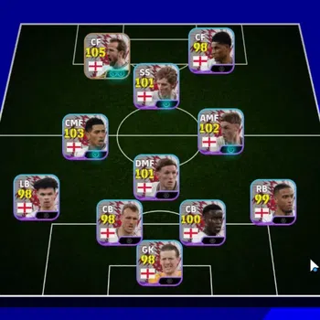 eFootball Accounts Legends & Iconic Players Android|National Team Pack England 2026|Epic Harry Kane,Steven Gerrard,Andriy