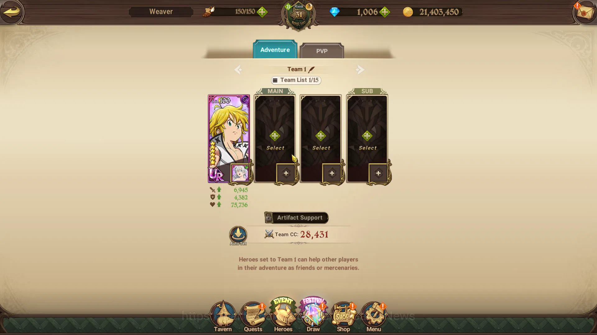 The Seven Deadly Sins: Grand Cross Accounts Starter Global|814 K CC|Starter CH 4|1006 Dm|3 UR | Thor, Arthur, Demon King 6