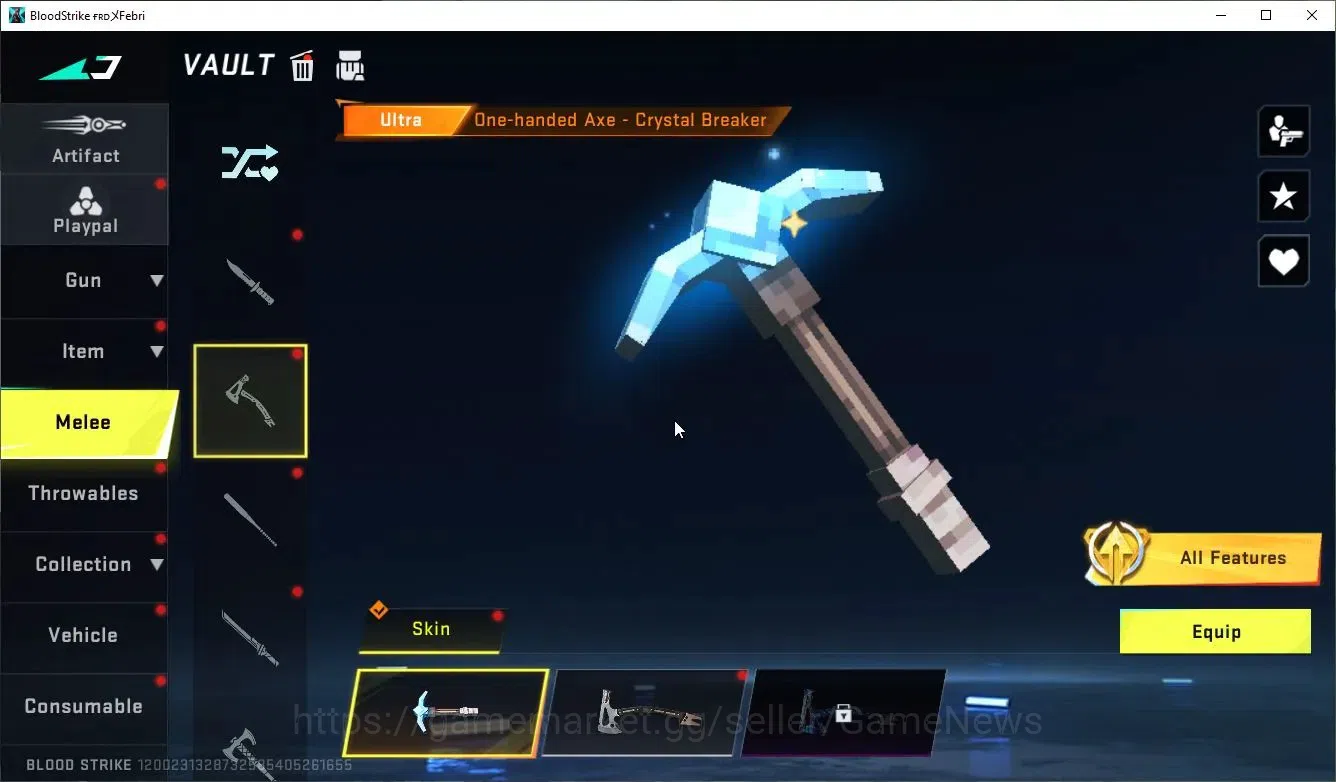 Blood Strike Accounts ASIA|ETERNAL Zero,Lv2 Vector-ShadowDrake+MELEE Tal image 10