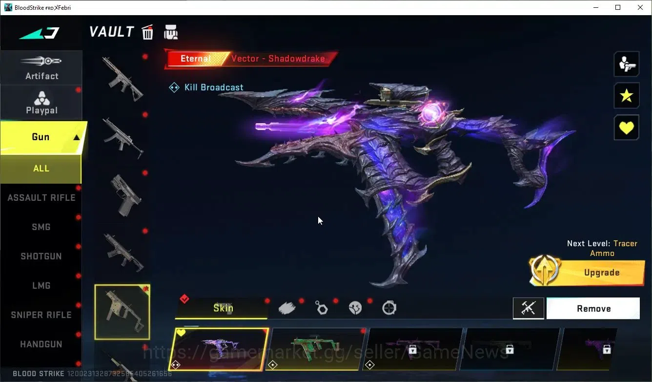 Blood Strike Accounts ASIA|ETERNAL Zero,Lv2 Vector-ShadowDrake+MELEE Tal image 12