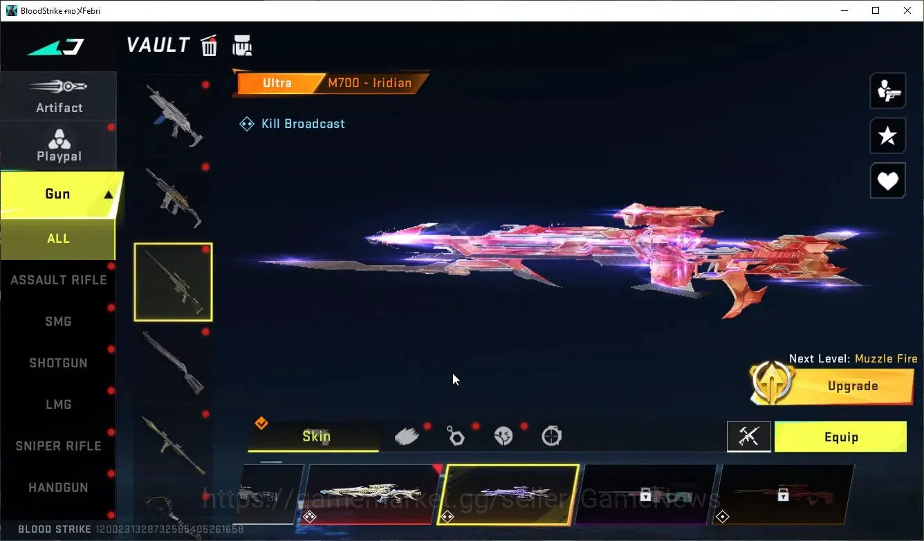 Blood Strike Accounts ASIA|ETERNAL Zero,Lv2 Vector-ShadowDrake+MELEE Tal image 16
