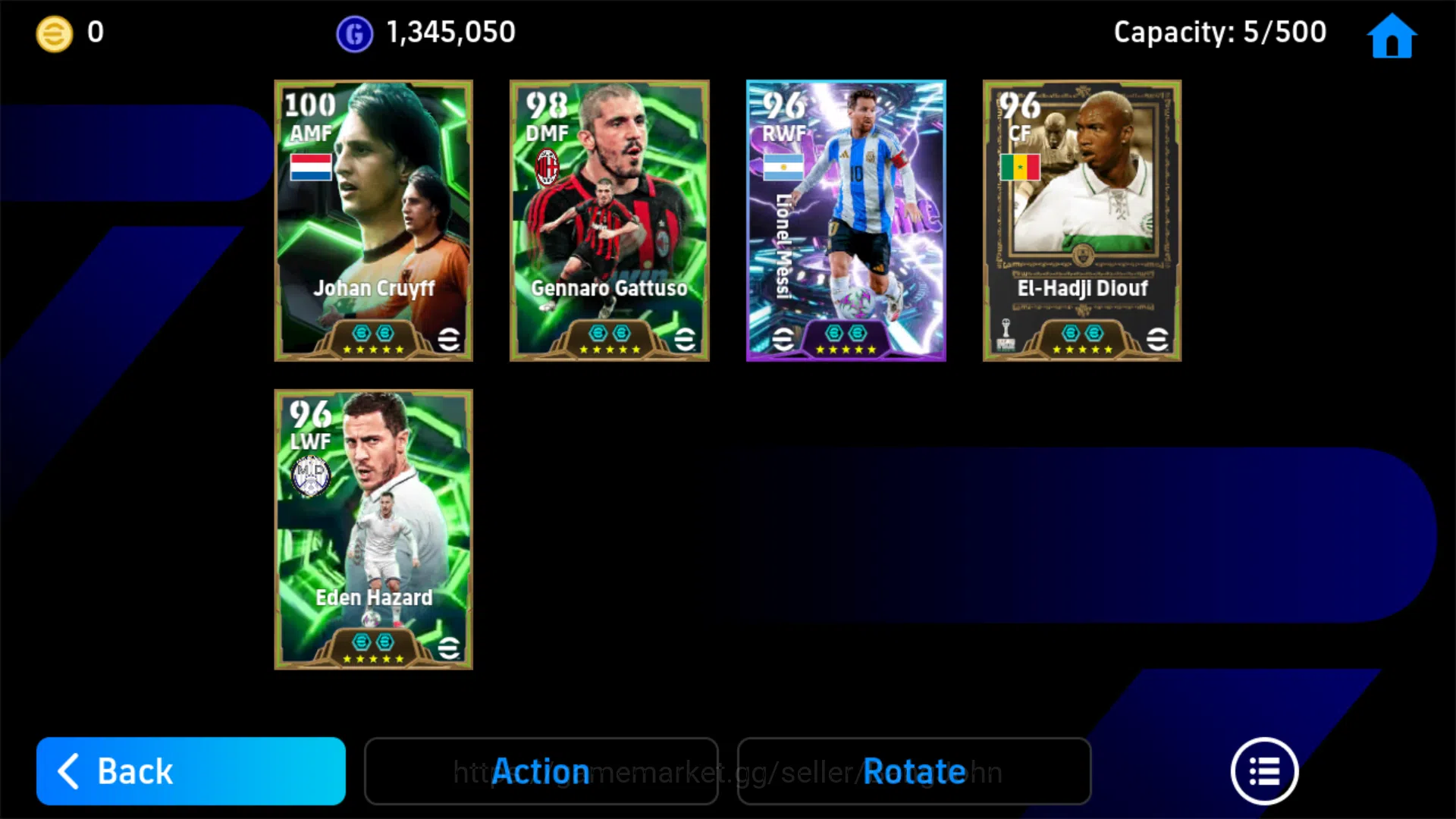 eFootball Accounts Power 3109 | Johan Cruyff Epic DB | Gennaro Gattus image 3