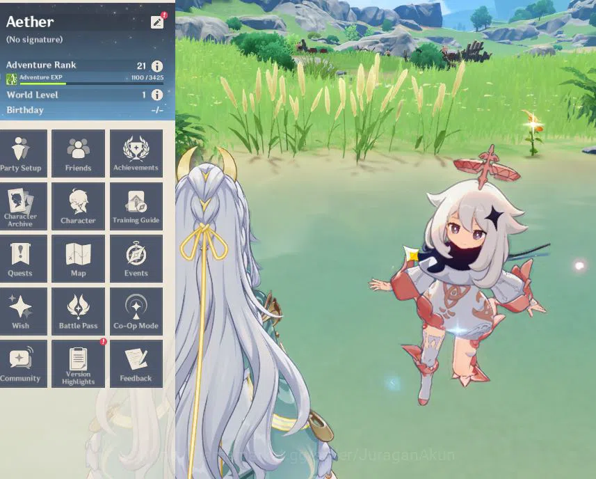 Genshin Impact Starter ASIA| AR 21| 1 Limited || Zibai | Starter |Low Exp image 1