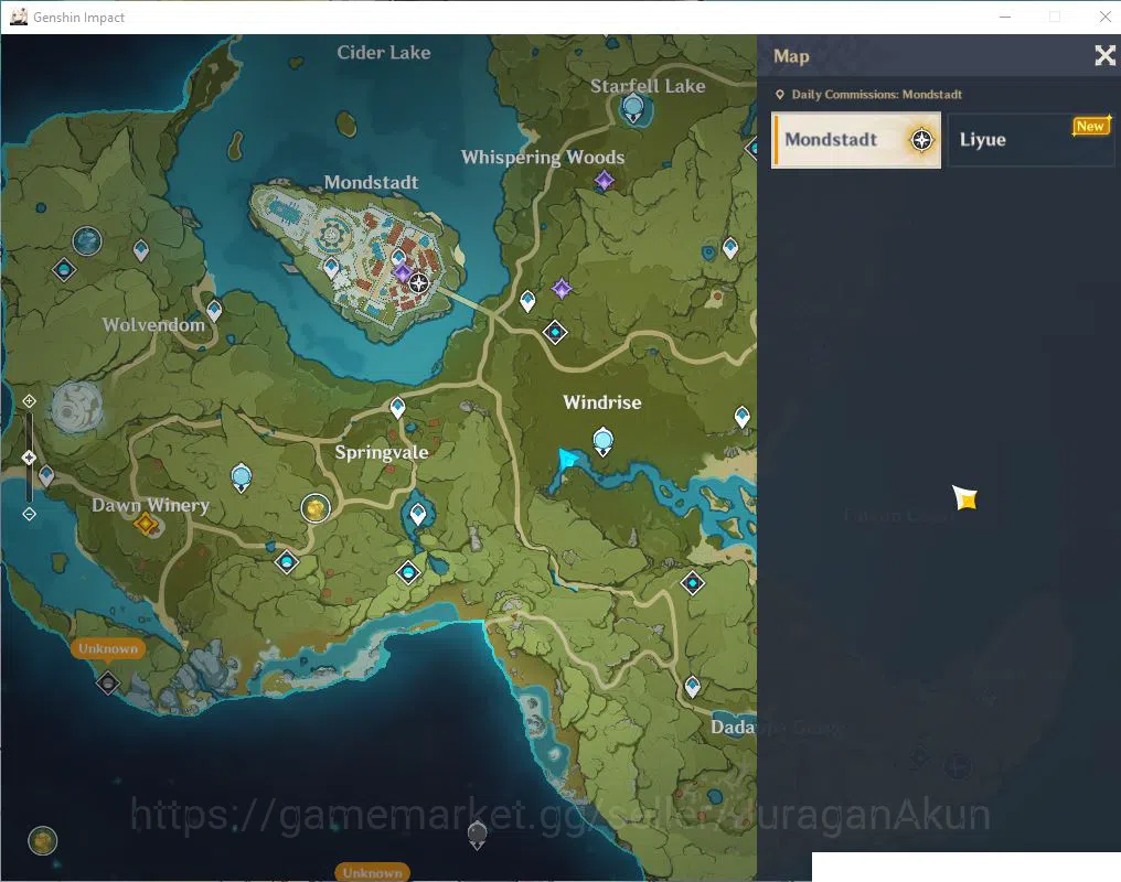 Genshin Impact Accounts Starter ASIA| AR 21| 1 Limited || Zibai | Starter |Low Explore Map | MC Male | Take Mail|Check 10