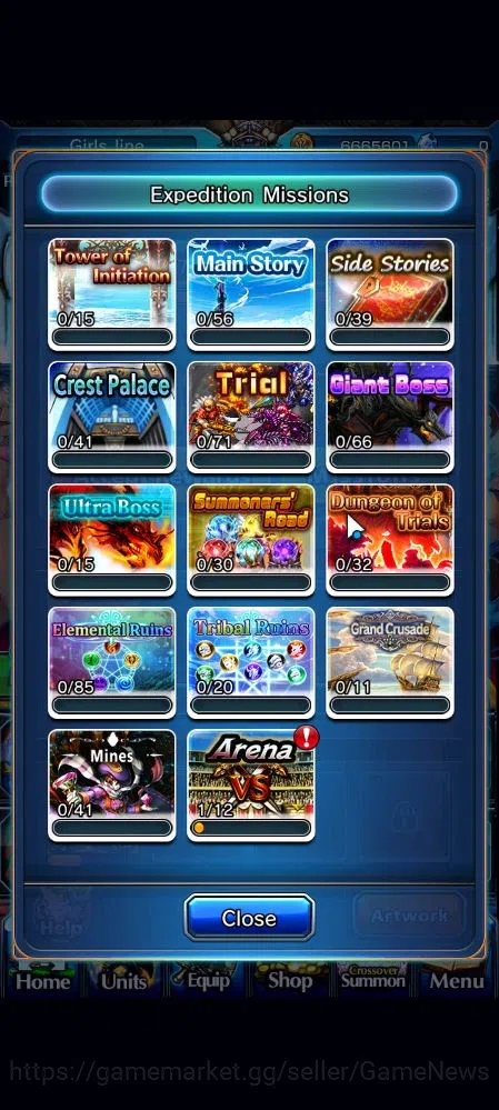 Grand Summoners Accounts Global|Rank 21|Starter|31 RGB|12 Ascend|MomoTW,Mik image 10