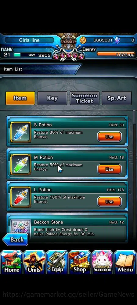 Grand Summoners Accounts Global|Rank 21|Starter|31 RGB|12 Ascend|MomoTW,Mik image 2