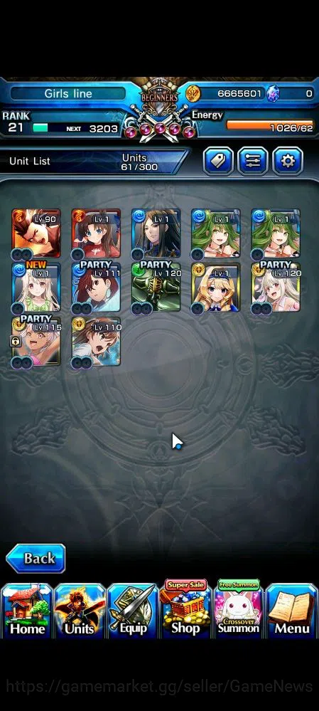 Grand Summoners Accounts Global|Rank 21|Starter|31 RGB|12 Ascend|MomoTW,Mik image 4