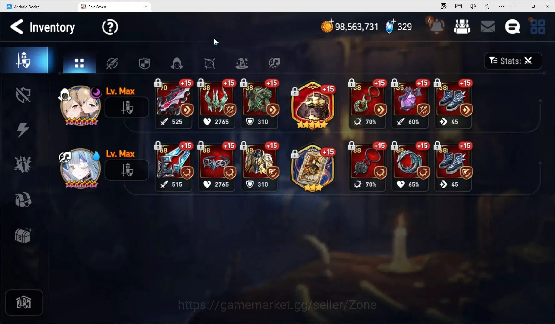 Epic Seven Accounts Global unverif|10ML (RNL,Zio, Setsuka, ROLEtc.)Rin image 11