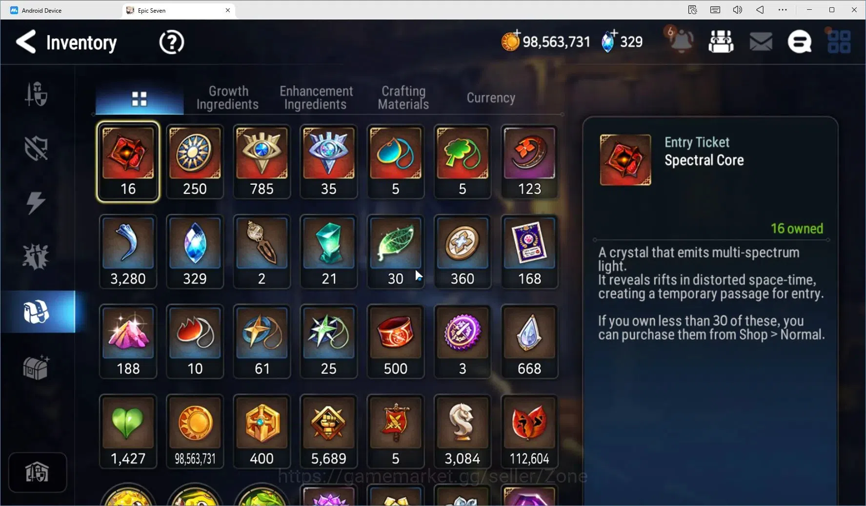 Epic Seven Accounts Global unverif|10ML (RNL,Zio, Setsuka, ROLEtc.)Rin image 15