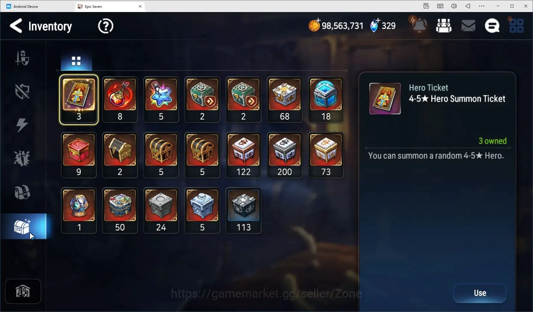 Epic Seven Accounts Global unverif|10ML (RNL,Zio, Setsuka, ROLEtc.)Rin image 16