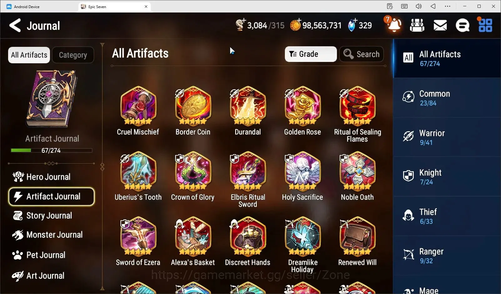 Epic Seven Accounts Global unverif|10ML (RNL,Zio, Setsuka, ROLEtc.)Rin image 4