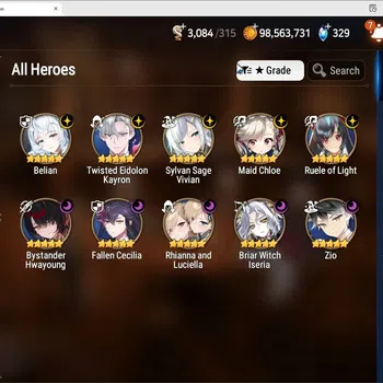 Epic Seven High-End Global unverif|10ML (RNL,Zio, Setsuka, ROLEtc.)Rin image 1