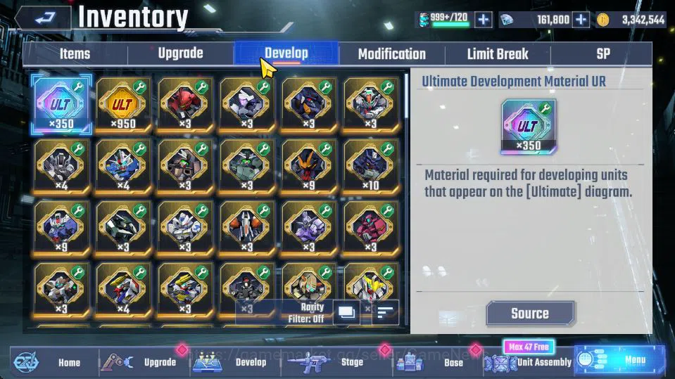 SD Gundam G Generation ETERNAL Accounts [Global]Rank 35|161K DM| 8 UR | Unicorn Destroy,As image 8