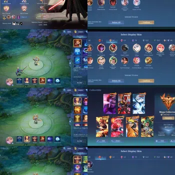 Mobile Legends: Bang Bang Accounts Collector GLOBAL XX || mega collector || limited skin