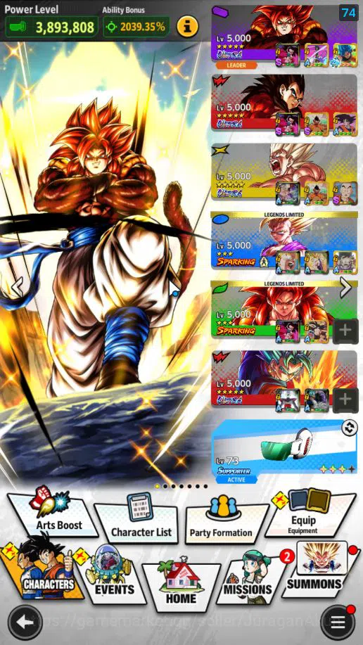 Dragon Ball Legends Accounts Mid-Tier 143M Total Power|LV 126|7 UL+ 21 LL|SS 4 Gogeta,SS 4 Vegeta,SS Goku,Etc |Android 2
