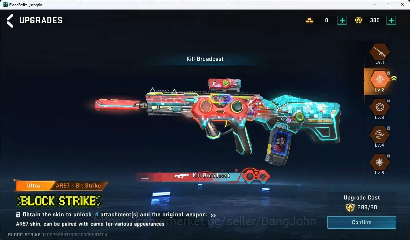 Blood Strike Accounts ASIA |COLLAB=SCAR,MCX|LIMITED=RPK|ULTRA=INP-9,QBZ9 image 12