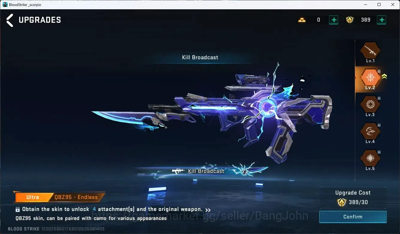 Blood Strike Accounts ASIA |COLLAB=SCAR,MCX|LIMITED=RPK|ULTRA=INP-9,QBZ9 image 14