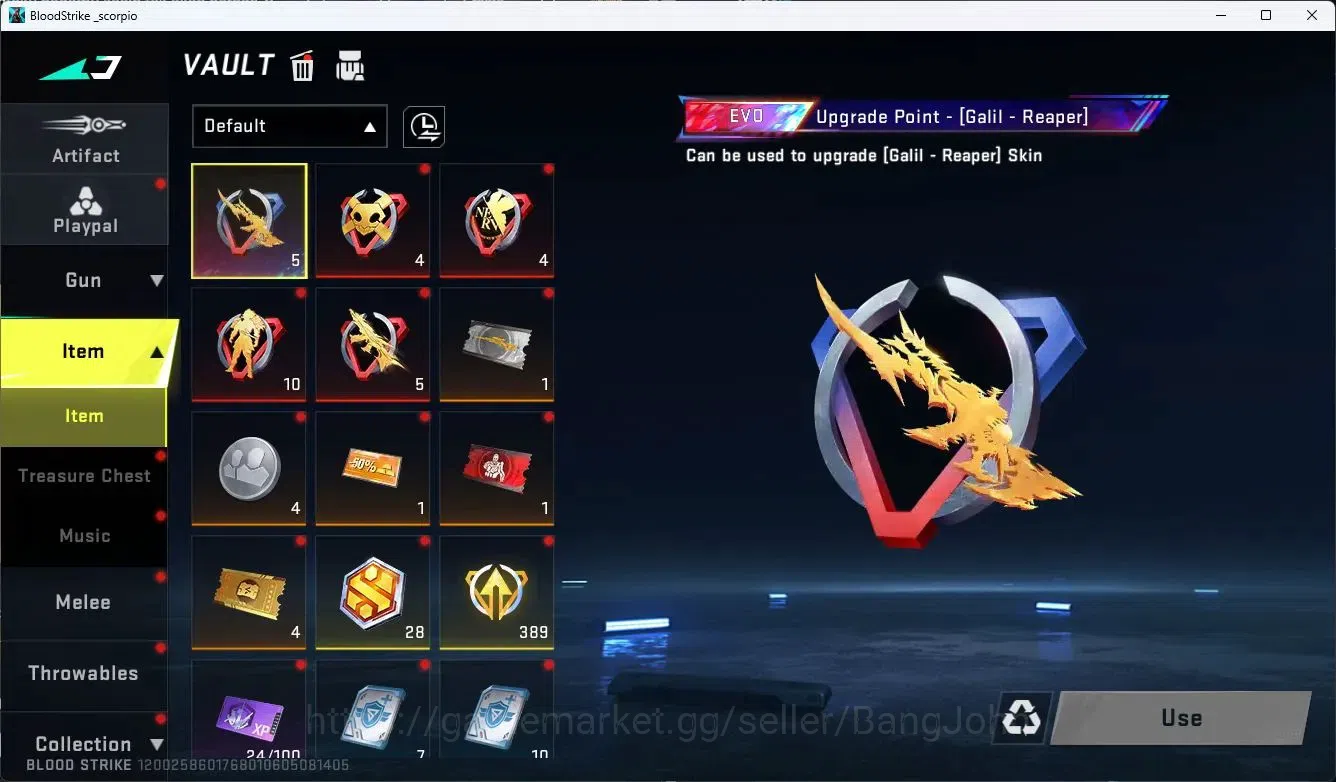 Blood Strike Accounts ASIA |COLLAB=SCAR,MCX|LIMITED=RPK|ULTRA=INP-9,QBZ9 image 16