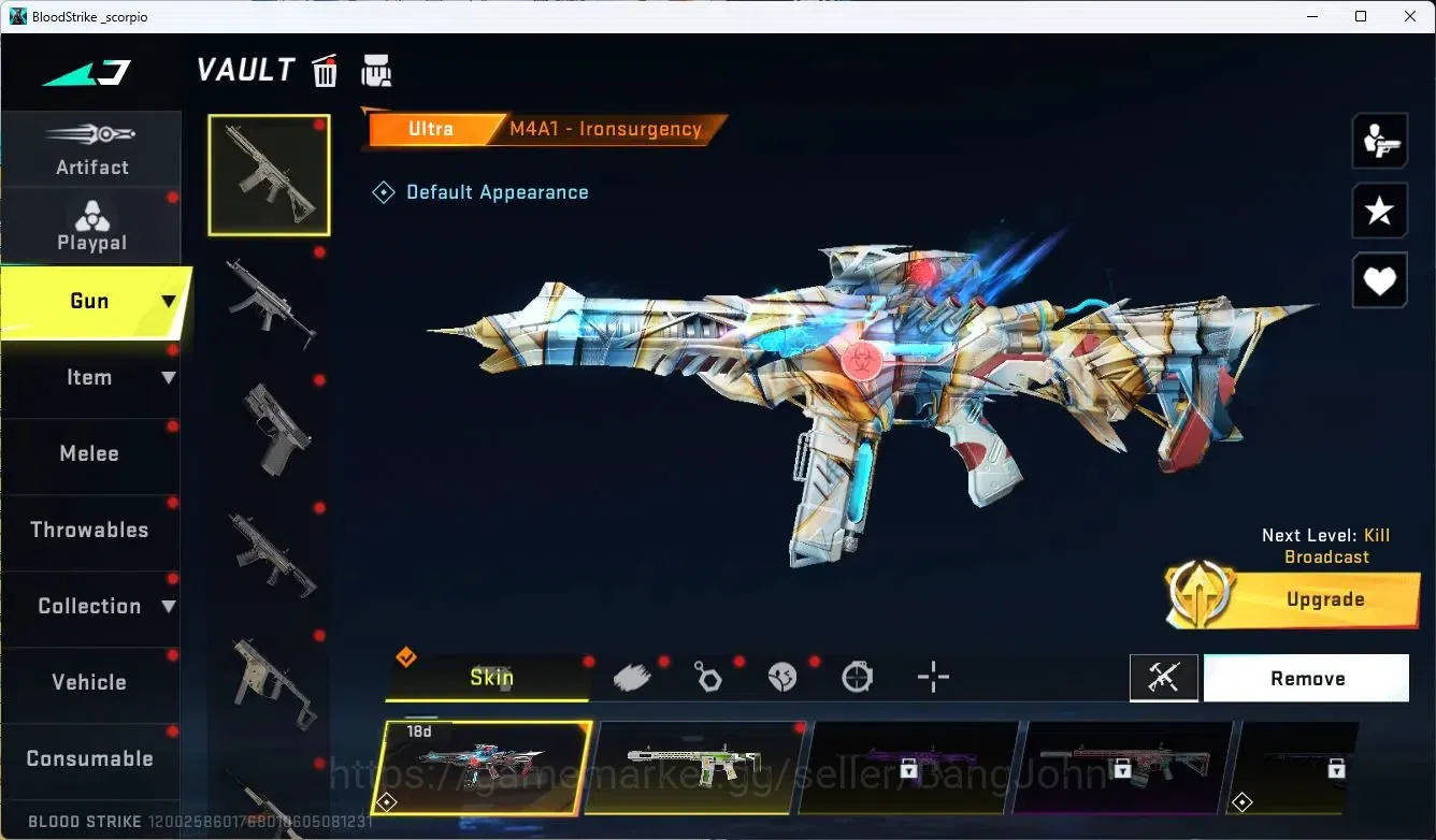 Blood Strike Accounts ASIA |COLLAB=SCAR,MCX|LIMITED=RPK|ULTRA=INP-9,QBZ9 image 7