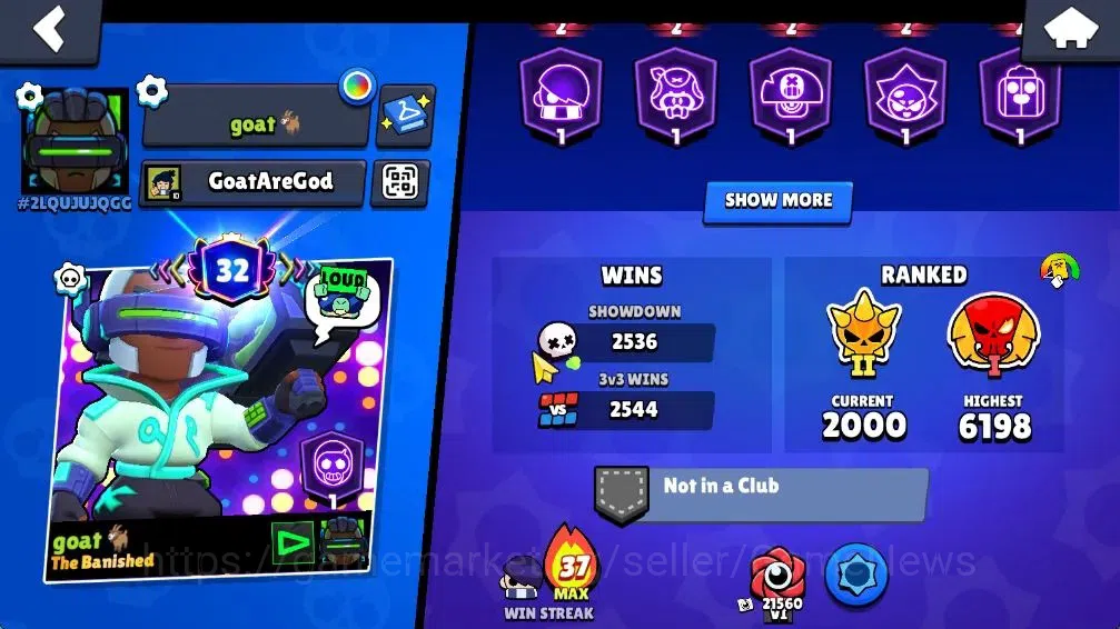 Brawl Stars Accounts 47524 Trophy|Free CR|79 Brawler 24 Max 1 UL [Siriu image 3