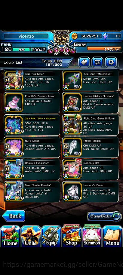 Grand Summoners Accounts Global|Rank 126|76 RGB|18 Ascend|RoyTW,InumataTW,T image 13