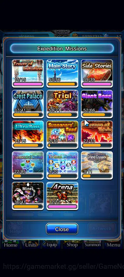 Grand Summoners Accounts Global|Rank 126|76 RGB|18 Ascend|RoyTW,InumataTW,T image 14