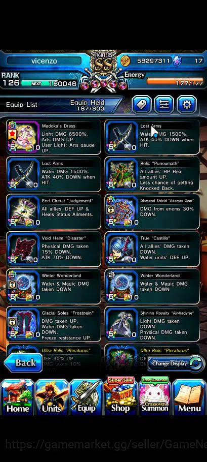 Grand Summoners Accounts Global|Rank 126|76 RGB|18 Ascend|RoyTW,InumataTW,T image 9