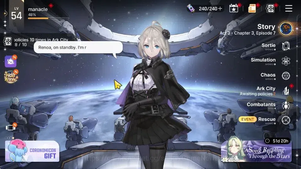 Chaos Zero Nightmare Accounts GLOBAL Lv54|8 SSR[HeidemarieM2+Sign,ChizuruM1,Magn image 1
