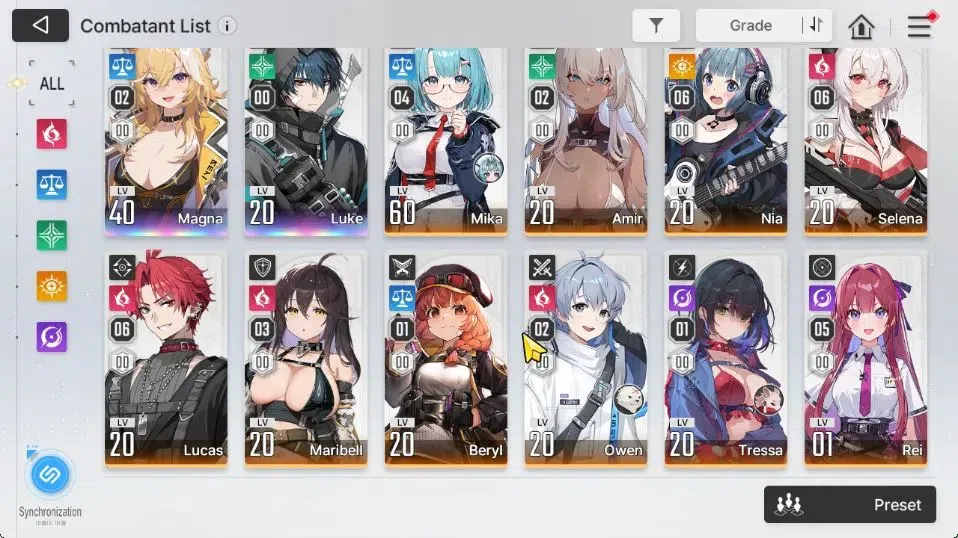 Chaos Zero Nightmare Accounts GLOBAL Lv54|8 SSR[HeidemarieM2+Sign,ChizuruM1,Magn image 4
