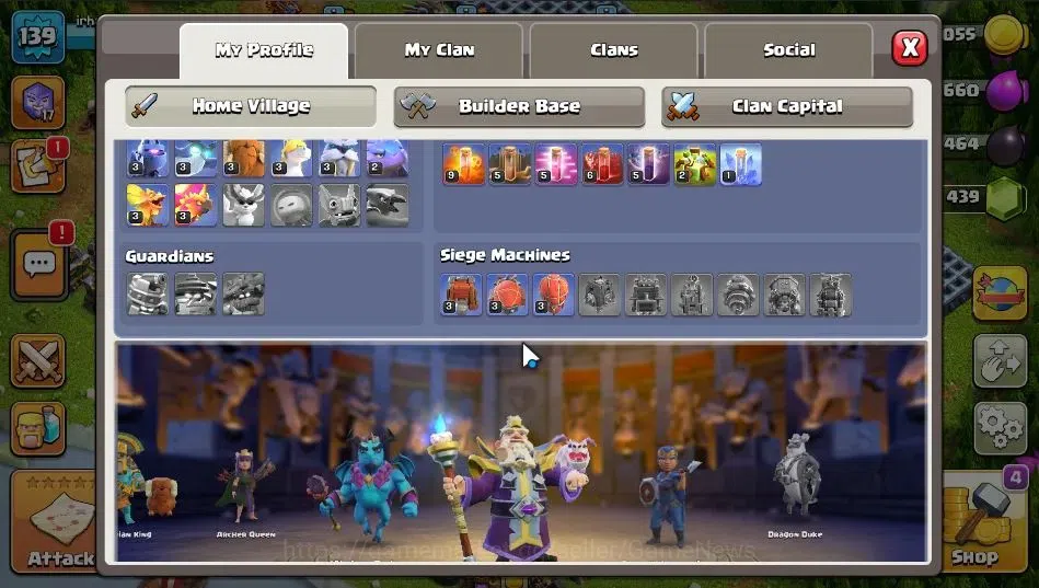 Clash of Clans Accounts LV 139|TH 15-BH 9|HH 7|BK 67,AQ 67,GW 43,MP 43,RC image 4