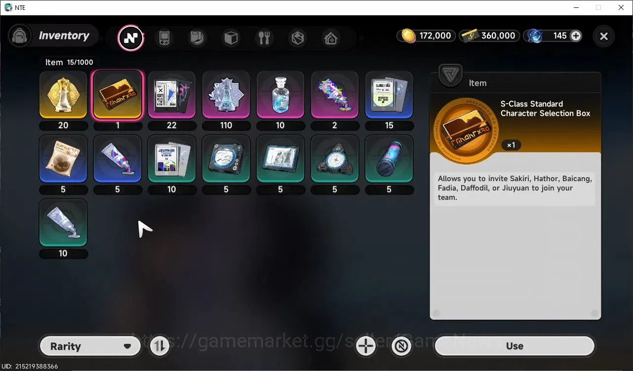Neverness to Everness Accounts Global EU|HL 3|1 SSR Limited Nanally + Selector On image 5