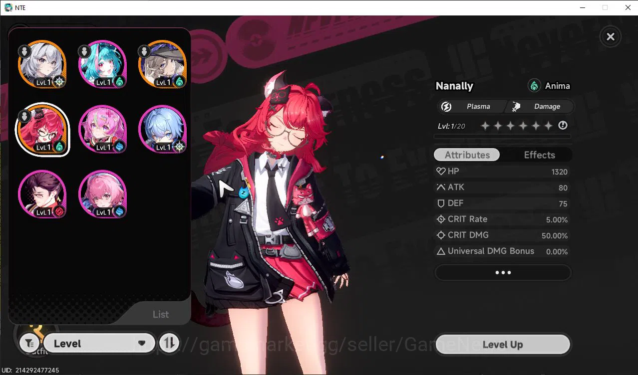 Neverness to Everness Accounts GLOBAL NA |HL 3| 2 SSR Limited Nanally & Jiuyuan | image 1