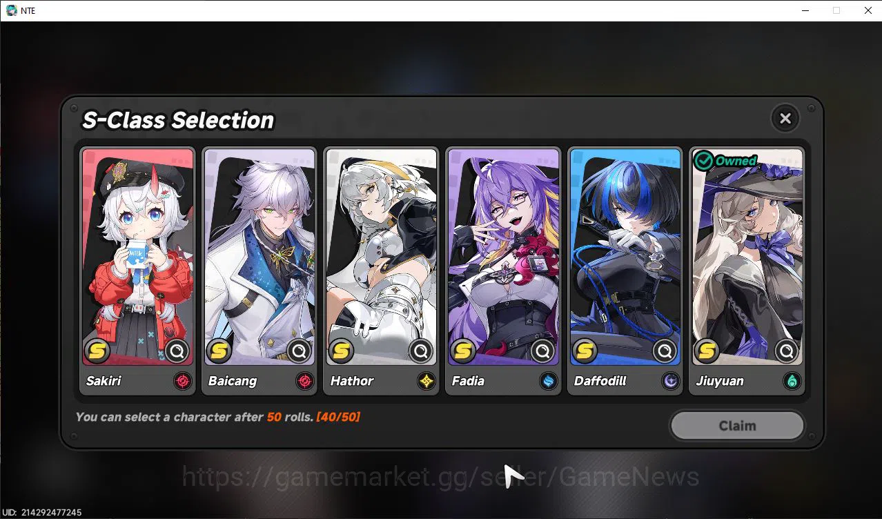 Neverness to Everness Accounts GLOBAL NA |HL 3| 2 SSR Limited Nanally & Jiuyuan | image 5