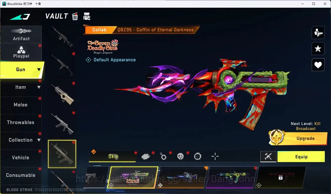 Blood Strike Accounts ASIA | Eternal: Desert Eagle-Scorpius|4 Collab Gun image 10