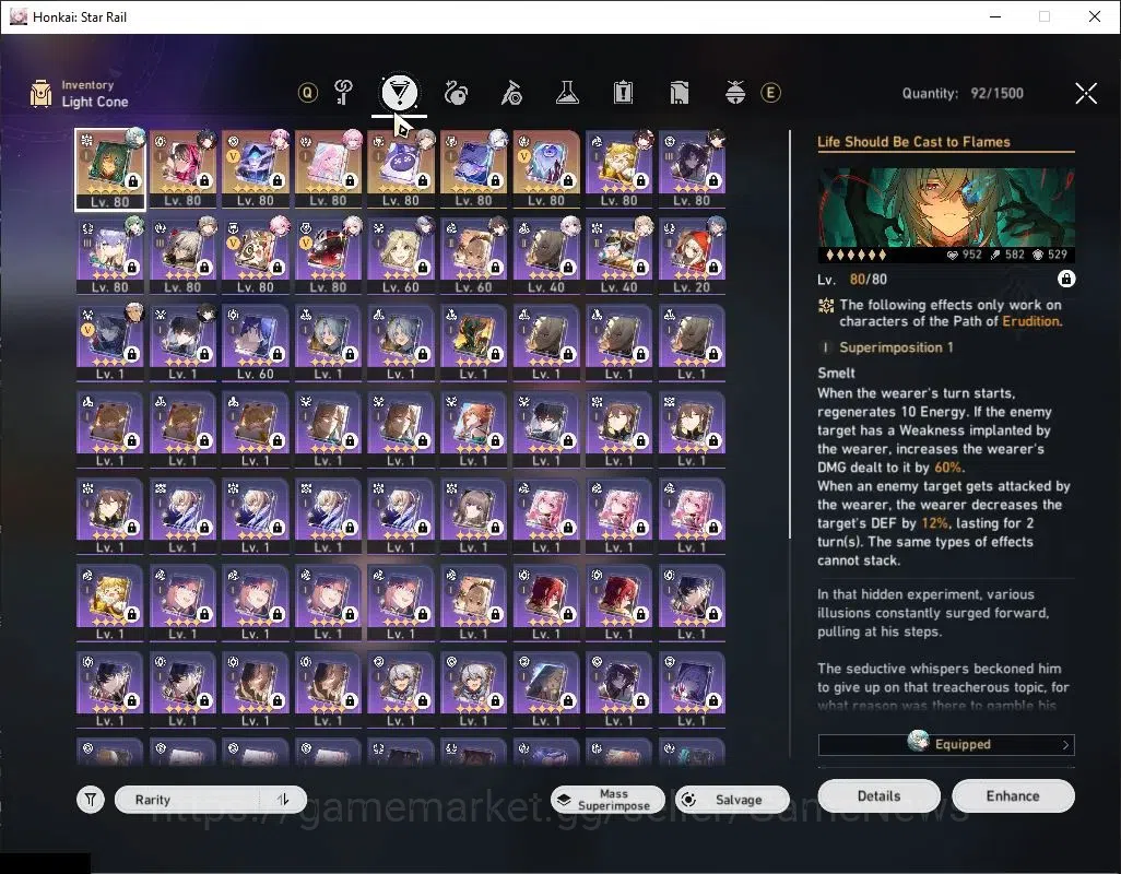 Honkai Star Rail Accounts Others Asia|TL 69|12 Limited+2 Sign|1 Prem Team|(Cyrene,Anaxa)+Sign,YaoGuang,M Blade,Sparxie 6