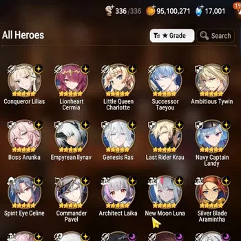 Epic Seven Accounts High-End GLOBAL UnVerif|27 ML(LOTScales,BArunka,ZIO,Har Seti,etc)+PByBlis,AUBE,Ab Fumyr,Rinak|AUTO