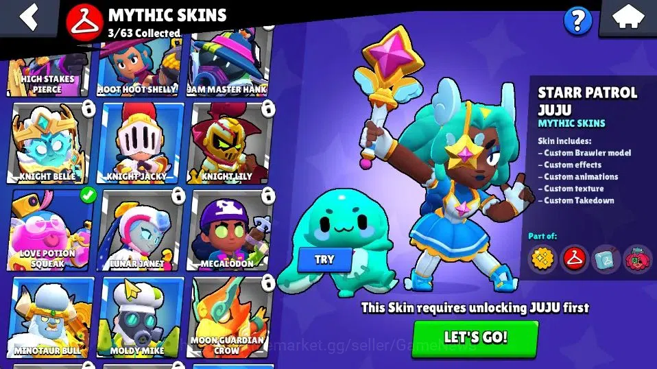Brawl Stars Accounts 5962 Trophy|33 Brawlers 8 Max Lvl|5 Prestige|50 Sk image 12