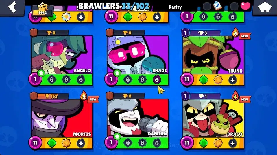 Brawl Stars Accounts 5962 Trophy|33 Brawlers 8 Max Lvl|5 Prestige|50 Sk image 7