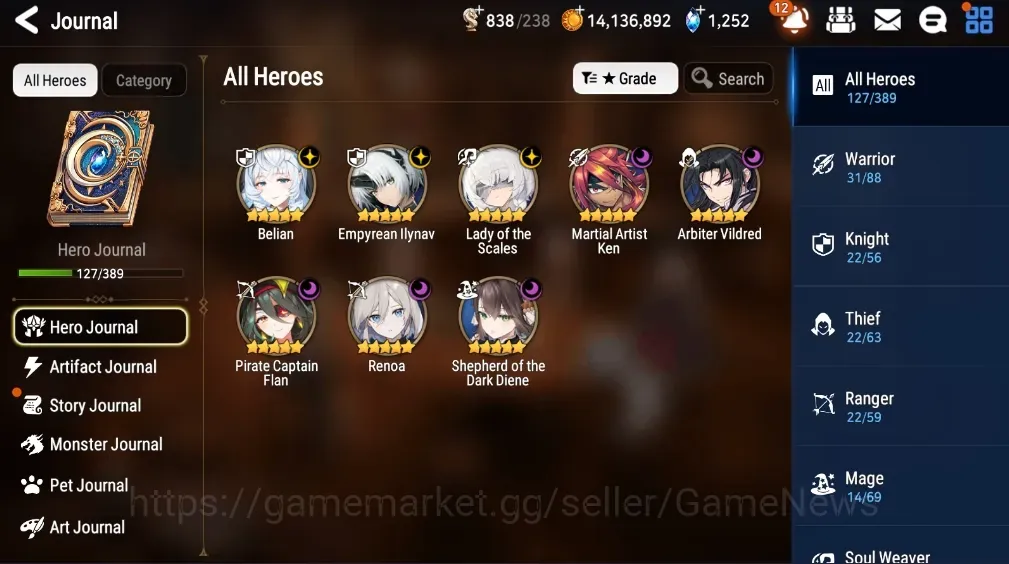 Epic Seven Accounts High-End Global UnVerif|Mor25|8 ML(Sheperd,Lots,Empyrean Ilynav,etc)+Full CZN,Uncharted,Setsuka,Etc|Poh 1