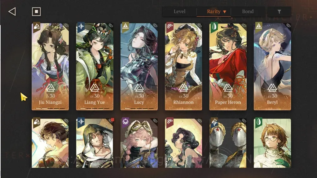 Reverse: 1999 Accounts Endgame Global|Lv 80|49 SSR 11 Limited|(Jiu Niangzi P2,Lucy P1,Liang Yue P1,Kassandra,Ezio,The 1